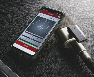 How the 100% analogue Austrian Audio OC818 microphone can be remote controlled from an iOS/Android app