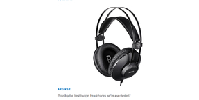 AKG K52 headphones nominated in What Hi-Fi? awards 2016