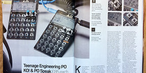 Inspirational Teenage Engineering KO! & speak Pocket Operators reviewed in Future Music