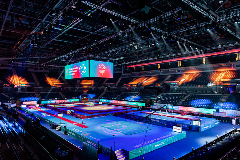 Adlib supplies 170 x Martin MAC Ultra for 2022 World Gymnastics Championships