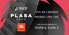 JBL PA Demonstrations at The Plasa Show 2023