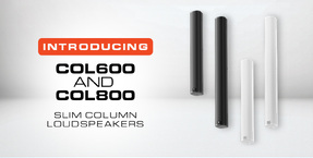 JBL Professional Debuts New COL Series Slim Column Loudspeakers