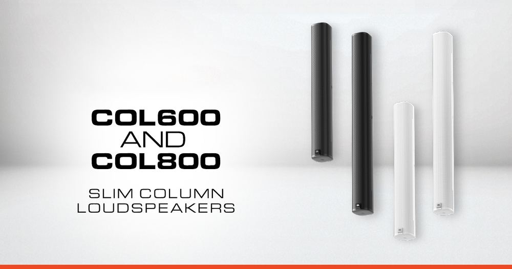 JBL Professional COL Series slim column loudspeakers now shipping in the UK