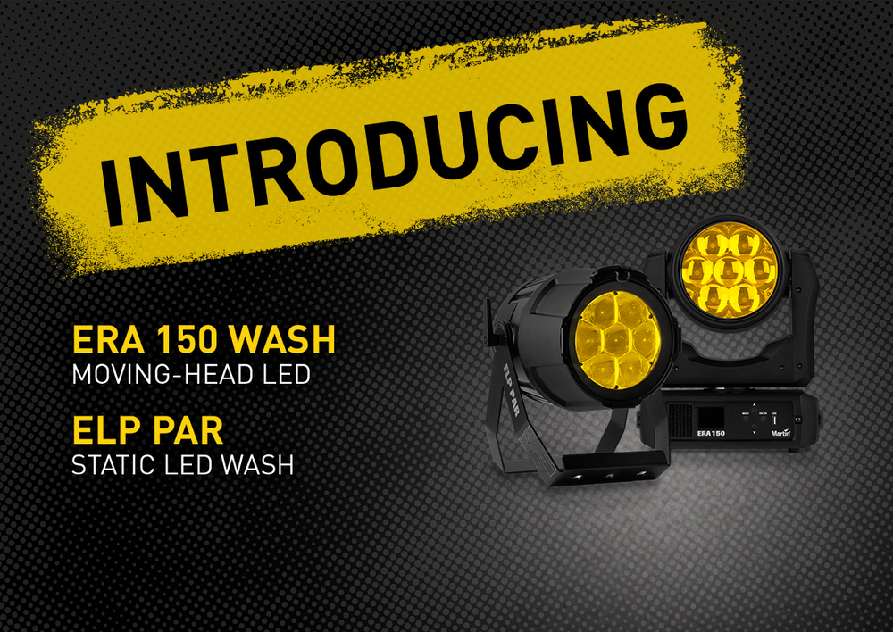 Martin by HARMAN Professional Debuts ERA 150 Wash Moving-Head and ELP PAR Static Wash