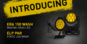 Martin by HARMAN Professional Debuts ERA 150 Wash Moving-Head and ELP PAR Static Wash