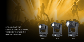 Martin announces new ERA 400, 600 and 800 Performance fixtures - the brightest light in Martin's history