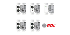 RDL Delivers Five New Single-Gang Dante Interfaces