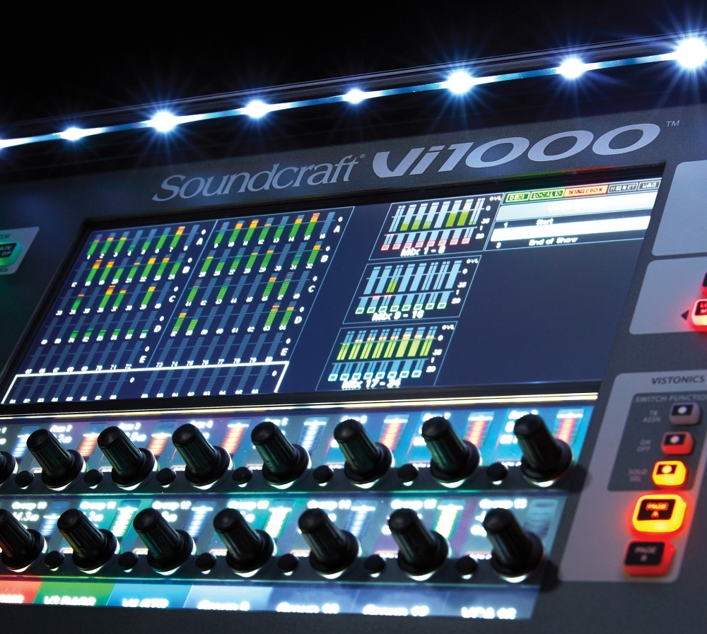 Soundcraft by HARMAN debuts Vi1000 digital mixing console