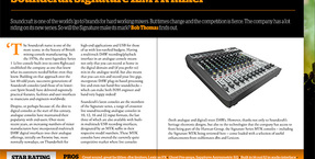 Superb review of the Soundcraft Signature 12 MTK in Guitar Interactive magazine