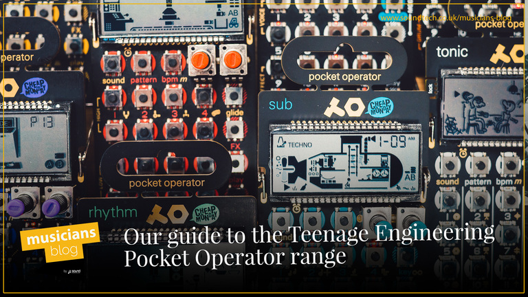 Our Guide to the Teenage Engineering Pocket Operator Range