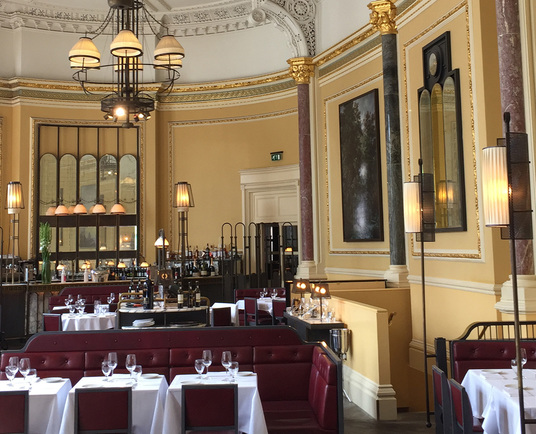 Gilbert Scott restaurant at St Pancras Renaissance Hotel